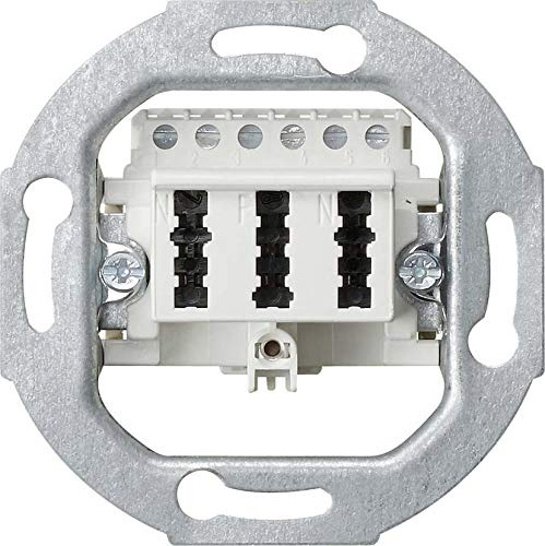 Gira TAE-Anschlussdose 003302 TAE 3x6NFN ws Kommunikationsanschlussdose Kupfer 4010337034605