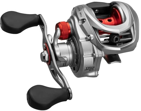 Lew's Laser MG Speed Spool SLP Baitcast Fishing Reel, Graphite Frame, Premium 8 Stainless Steel Ball Bearings