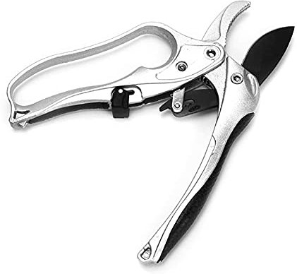 FHYTGBS Ciseaux de Jardin Cliquet Couper de Plante Horticulture Cisaille de Cisaillement à la Main Taille de Ciseaux de Jardin léger en Aluminium