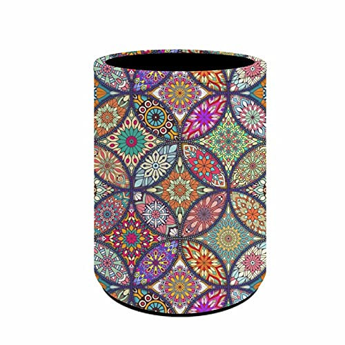 chaqlin Blaue Galaxy Wolf Stifthalter, PU-Leder Stiftebecher für Damen und Herren, cooles Büro Stifteorganizer Kontrolle Aufbewahrungsbox Durable Stifteköcher Jungen Mädchen Schule Stifteetui