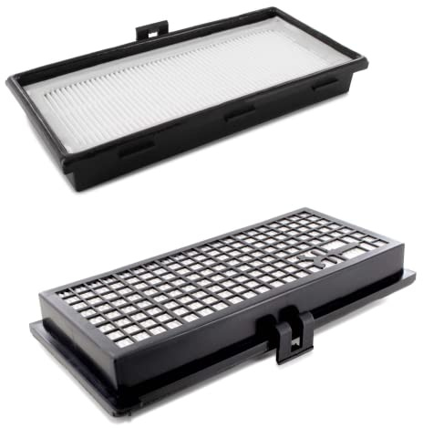 DL-pro 2 x Abluftfilterkassette kompatibel mit Miele 9616270 SF-HA30 Lamellenfilter Filterkassette Filter Geruchsfilter für Staubsauger