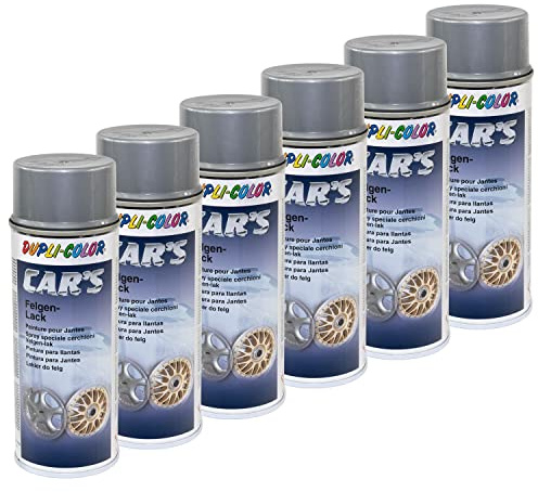 Felgenlack Lack Spray Car's Dupli Color 385919 Silber 6 X 400 ml