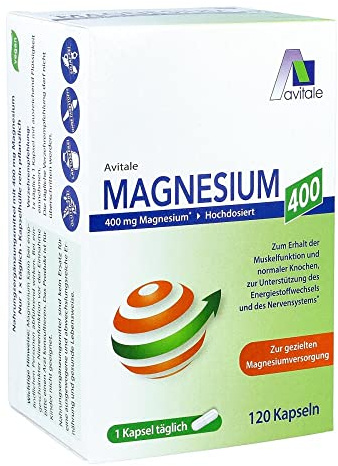 Magnesium 400 Mg Kapseln 120 stk