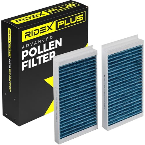RIDEX PLUS 424I0619P Innenraumfilter Pollenfilter Aktivkohlefilter Höhe: 32 Breite: 115 Länge: 233 Kompatibel mit BMW 1 Schrägheck F40 X1 F48 2 Active Tourer F45 2 Gran Tourer F46, MINI Schrägheck F56