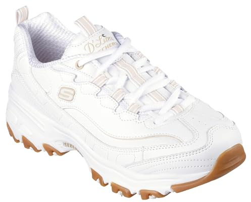 Skechers Women's D'Lites Good Neutral Sneaker, Blanc, 36.5 EU