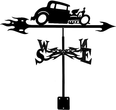 Girouette de scène de Ferme, Produits métalliques, Outils de Mesure de girouette, girouette antirouille, indicateur de Direction du Vent pour Ornement de Patio