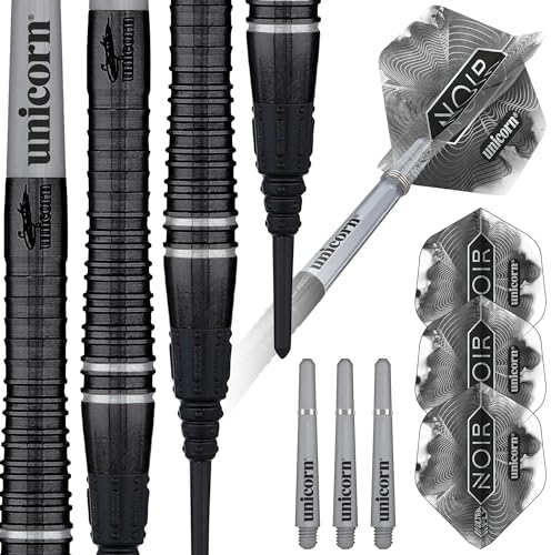 Unicorn Gary 'The Flying Scotsman' Anderson Noir Phase 6 Dartpfeil-Set, Schwarz, 20 g