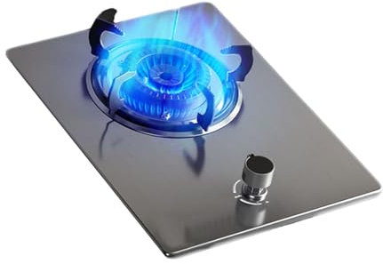 Fornello A Gas, Carico Termico Del Piano Cottura A Gas GPL4KW/13648BTU, Con Bruciatore In Acciaio Inossidabile Con Protezione Antifiamma, Adatto For La Casa E L'ufficio Commerciale