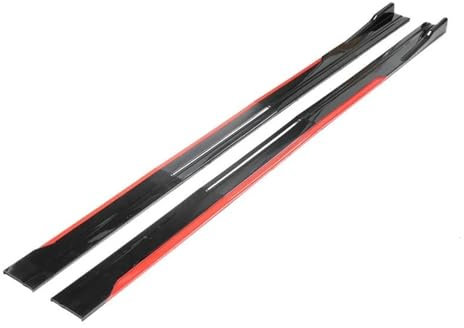 Marchepied Latéral Extension Jupe Latérale Universelle pour Cadillac 8 Pièces 2m/2.2m Plaque À Bascule Séparateur Lèvre Pare-Chocs Jupe Marche Latérale Voiture Séparateur Jupe Latérale (Size : Reddis