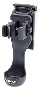 NEXTORCH V55 Taktisches Taschenlampen Holster - 360 Grad drehbar, Schnellverschluss, Gürtelclip mit Breitenreduktion