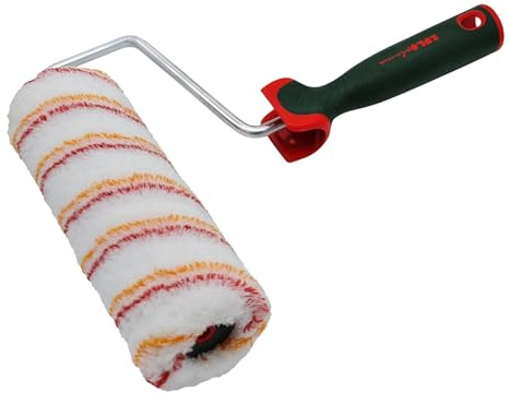 Nespoli Rodillo de Pintura, 22 cm, para Paredes y Techos, Trilox Micromix, Mango Ergonómico Bi-Componente, Ideal para Paredes y Techos