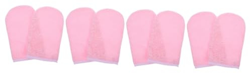 minkissy 4paare Paraffin Wax Handschuhe Feuchtigkeitsspendende Spa-mitten Für Handpflege Atmungsaktive Und Bequeme Handmasken Für Frauen Für Anwendung Nach Lotion