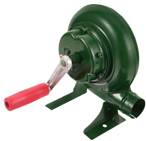 PHENOFICE Handgebläse Camping Outdoor Feuergebläse Manuelles Gebläse Mit Metallgriff Für Grillabende Und Lagerfeuer