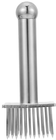 GALPADA 1pezzi Batticarne in Acciaio Inox Aghi per Ammorbidire la Carne Macchina per Sciogliere la Carne Utensile da Cucina per Ristoranti Pollo Bistecche Vitello