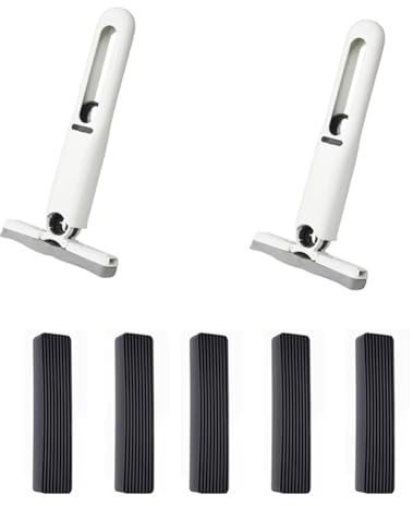 Fangxuee Mini Trapeadores Multifuncionales con Esponja Absorbente para el Hogar, de Escritorio, Lavables A Mano, para el Baño.