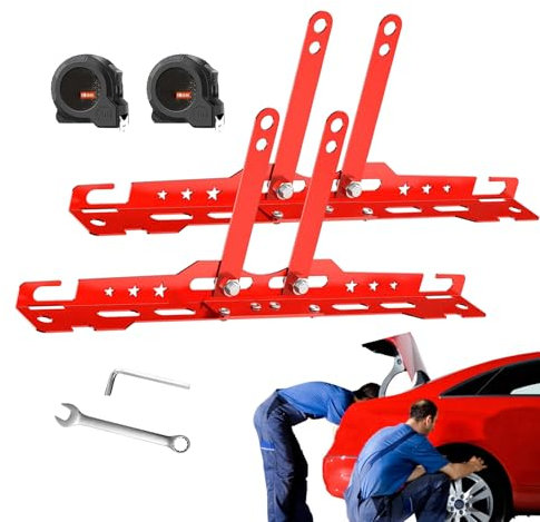 Xvilmaun Outils d'alignement de roues pour automobile, Outil D'alignement Robust Pour Véhicules, Pour Réparation Pneus Camion Moto Véhicule Utilitaire Bateau Atelier