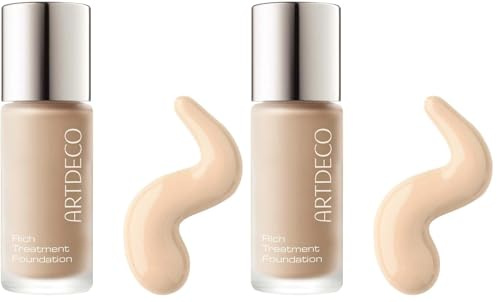 ARTDECO Rich Treatment Foundation - Flüssige wasserfeste Creme Foundation - 1 x 20 ml (Packung mit 2)