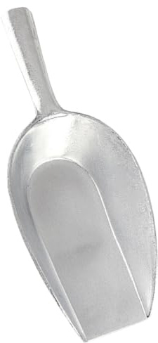 Tofficu Pala de Aleación de Aluminio Grande para Hielo y Granos, Cuchara Multiusos para Alimentos Secos, Utensilio de Cocina Resistente y Fácil de Limpiar, Adecuado para Hogar