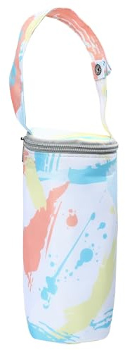 Beaupretty Isolierte Flaschentasche Babywärmer aus Polyester mit Aluminiumfolie Mittlere Kühltasche für Babymilch Tragbar für Kinderwagen und Unterwegs