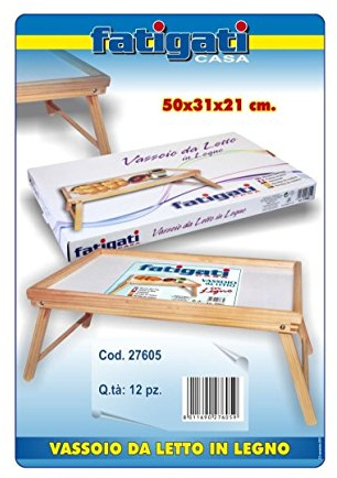 Tavolino Vassoio da Letto Pieghevole Porta Colazione Notebook Lettura Libri