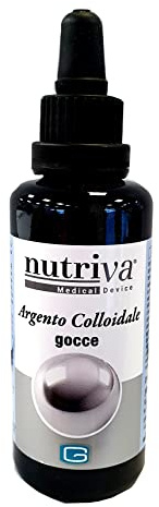 argento colloidale purissimo a 20 ppm da 50 ml
