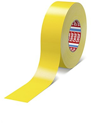 Tesa T46511950GE Klebeband 4651 Premium, 50 m x 19 mm, Gelb
