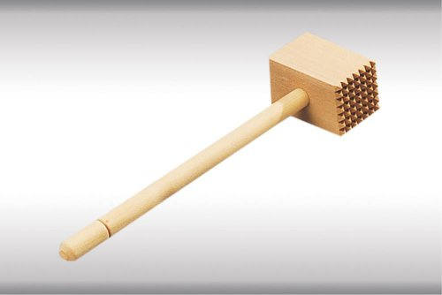 Kesper Fleischklopfer Toskana, Fleischhammer, aus Buchenholz, Maße: 320 x 50 x 80 mm, aus Buchenholz