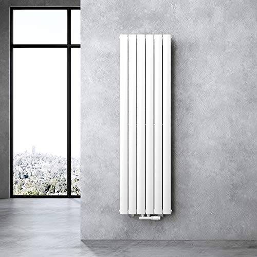 doporro Radiatore Verticale da Bagno 160x46cm, Radiatore a Pannello Termoarredo da Parete e Pavimento in Acciaio, Bianco