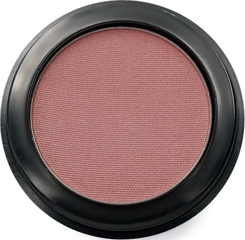 Pure Ziva Bella Dark Red Rogue Pink Rouge Rosewood Blush Pressed Cheek Color Powder, Talc & Paraben Free, No Animal Testing & Cruelty Free