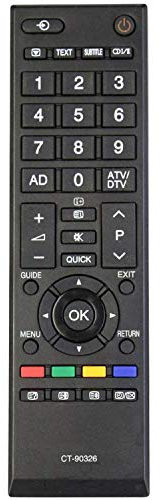 Nuovo per telecomando toshiba ct-90326 per telecomando universale toshiba tv 40LV703G1 40LV733F 40LV733N 40LV675 40LV675D 40LV833F, Pre-programmazione