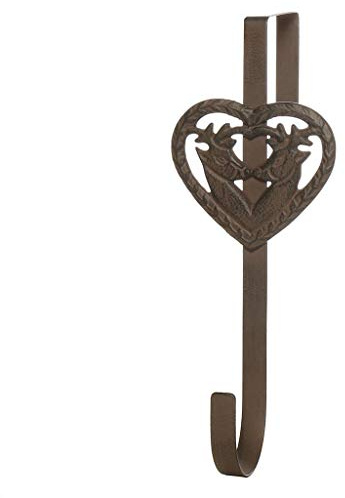 Wreath Hanger Hook Rustic Country Stag Summer Wreath Cast Iron Door Hook