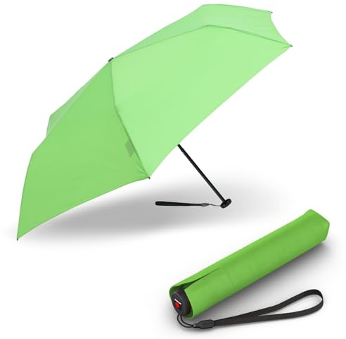 Knirps I.030 small manual I ombrello tascabile molto leggero con soli 115 g I ombrello piccolo per viaggiare I sta in ogni tasca I stabile con vento e pioggia