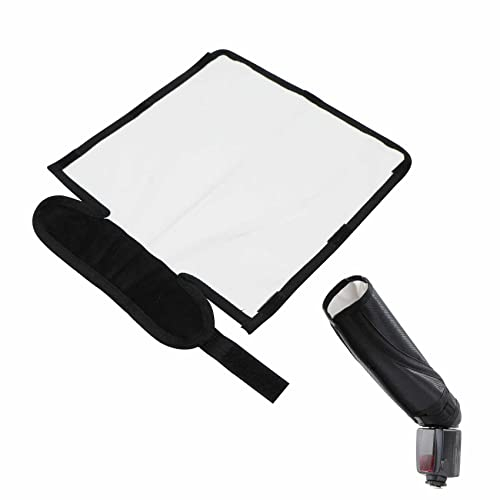 Flash Diffusor Riflettore Softbox Speedlite - Universale Bender Per Pieghevole Fotografia, Stroboscopica, Diffusori Lampeggiatore, Prodotto Studio Fotografico, Ritratto, 25 X 22 Cm, 1 Pezzo