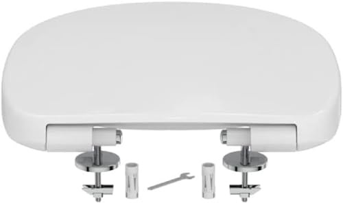 Ideal Standard - Multi Suites, Ensemble de charnières pour siège WC à fermeture ralentie série Connect Space, EW00167, Neutre