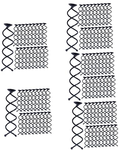 FRCOLOR 100pcs Spiral Hair for Women Bun Styling Tool Tray Hair Clips for Weddings Parties Daily Use