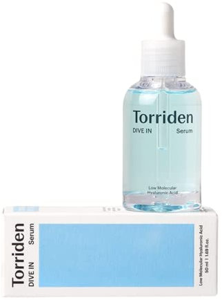 TORRIDEN DIVE-IN niedermolekularer Hyaluron Serum 50ml mit 2 Gratisproben - Koreanische Anti-Aging Hyaluron hautpflege für alle Hauttypen | Clean & Vegan Beauty | Frei von Alkohol & Parfüm