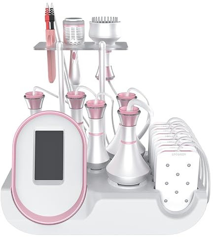 80K Cavitation Machine 9in 1 Body Sculpting Machine For Fat Burning,Slimming,Anti-Ageing Professional Skin Lift Radio Frequency Equipment For Arm Waist Thigh Hip(Color:B)