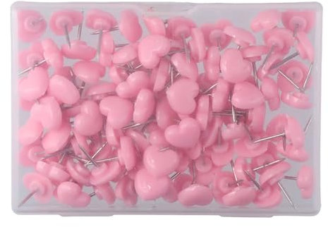 HEXHUASR Pinke Herz-Reißzwecken Home Herz-Reißzwecken Reißzwecken Pinnwände