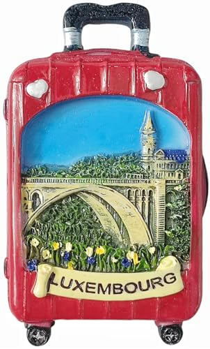 Luxemburg-Touristen-Souvenir, 3D-Kühlschrankmagnet, Kühlschrankdekoration, Magnet