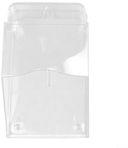 2 Stück Türklingel wasserdichte Abdeckung, transparente Türklingel Klingelklingel Klingelknopf Outdoor Abdeckung für kabellose Türklingel