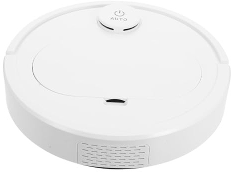 Alipis Robot Aspirapolvere Automatico Spazzante Ricaricabile Usb Motore Ad Aspirazione Potente, Pulizia Pavimenti in Marmo, Piastrelle e Legno Per Uso Domestico Bianco