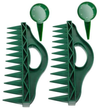 BESPORTBLE 2juegos Plantador De Jardín para Sembrar y Plantar Herramienta De Jardinería Perforadora De Tierra y Excavadora De Tierra para Jardinería y Suministros Hogar