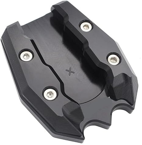 Verlängerungspolster Für Y&amaha Für Aerox 155 NVX 155 NVX 125 2015-2020 Motorradständer Vergrößern Stützplatten Seitenständerpolster Seitenständervergrößerer Seitenständer(Schwarz)