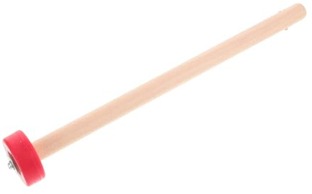 Milisten Holzschlägel für Xylophon Glockenspiel Holzblock Robuste Konstruktion aus Massivholz Ergonomisches Design für Komfortablen Griff Klare Klangwiedergabe mit Großem Schlägelkopf Viels