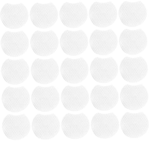 DECORNIJIA 1200 Stück Halbkreisförmige Vlies Make Up Entferner Pads Sanft Peelend Hautverträgliche Kosmetikpads für Frauen und Reisen