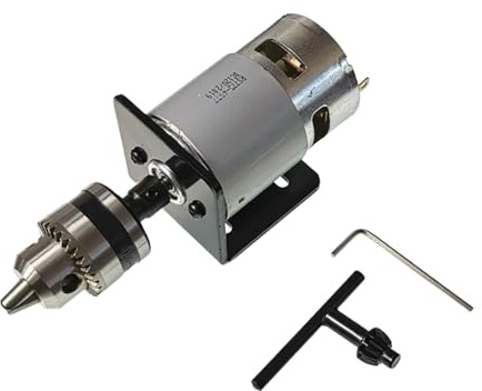 Motor con máquina de perforación, suministros de micro brocas para madera, cartón, juego de portabrocas B10