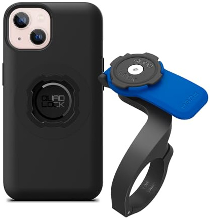 QUAD LOCK Out Front-Lenker Fahrrad Handyhalterung (V3) mit MAG Handyhülle für iPhone 13