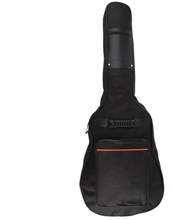 NDSJAIE Universal Gitarrväska Vattentät Fodral för gitarr med dubbla vadderade axelremmar, svart ryggsäck, klassisk väska för 38-41 tum, Svart, Taglia Unica, One Style