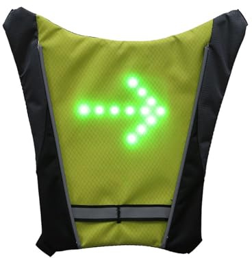 Genérico chaleco intermitente led - Chaleco ligero para correr - Luces de los corredores para la seguridad nocturna para andar en bicicleta por la noche, resistente al agua, bicicleta segura