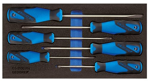 GEDORE Schraubendreher in Check-Tool-Einlage, 1 Stück, 1500 CT1-2150 PH